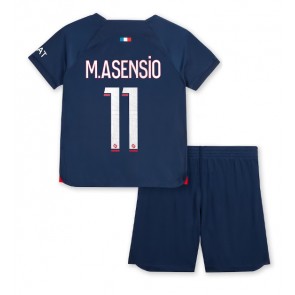 Paris Saint-Germain Marco Asensio #11 Koszulka Podstawowych Dziecięca 2023-24 Krótki Rękaw (+ Krótkie spodenki)